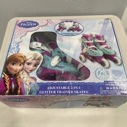 Frozen glitter trainer skate