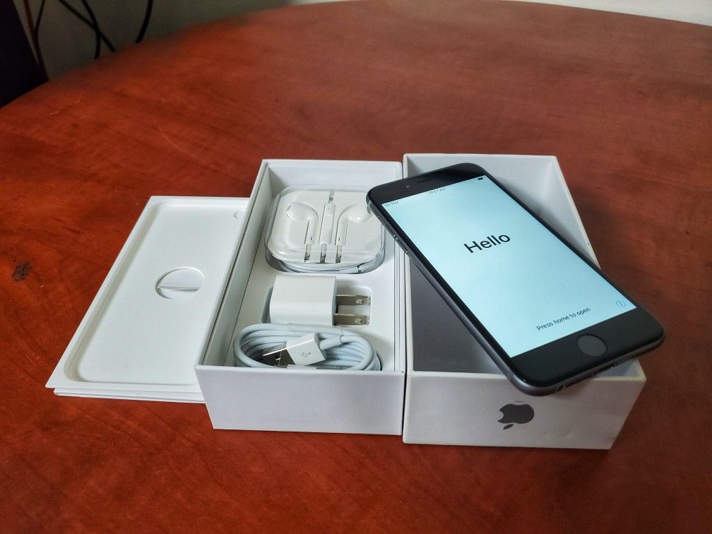 New Apple iPhone 6 32GB Gray A1549 Verizon Prepaid Smartphone MQ3X2LL/A Sealed