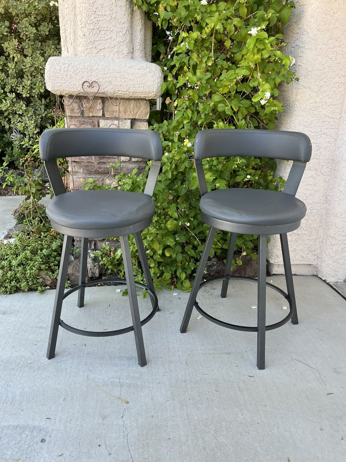 Two Swivel Bar Stool