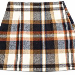 Plaid Mini Skirt Flat Lay | Shein | Size M | Women's Clothing Skirt