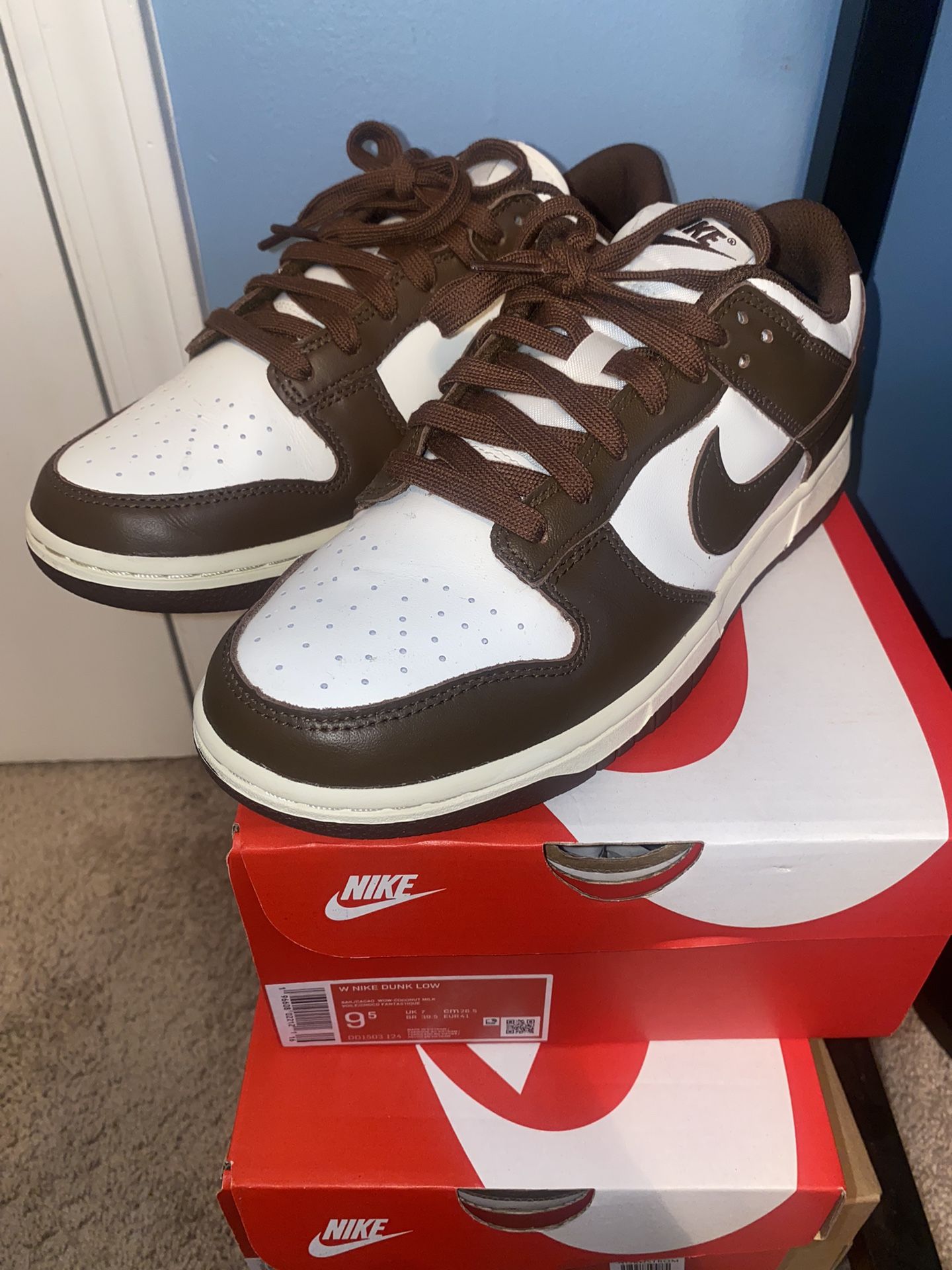 Nike Dunk Low Caca Mocha -9.5W / 8 M