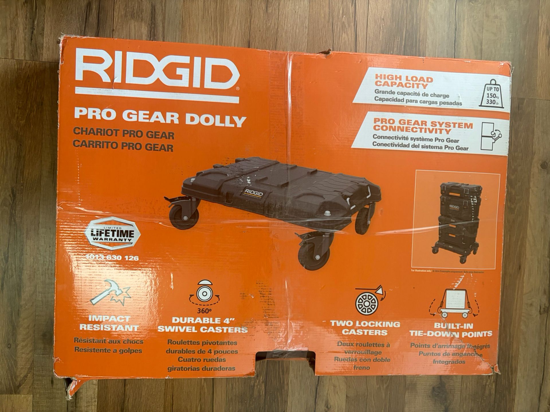 RIDGID Pro Gear Dolly RIDGID Pro Gear Dolly modular tool cart base unit. 