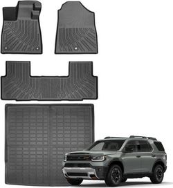 NEW Floor Mats Cargo Liner Honda Passport 2026 RTL / TrailSport All Weather Protection TPE Anti-Slip Floor Trunk Liner

Material Thermoplastic Elastom