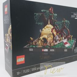 LEGO Star Wars Building Set 75330 Dagobah Jedi Training Diorama yoda luke
