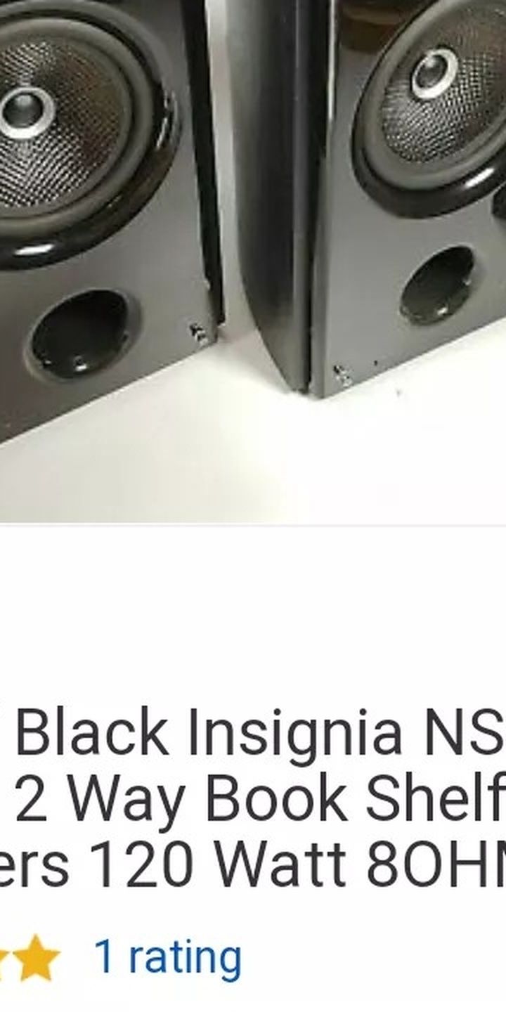 Insignia NS-B2111 Bookshelf Speakers