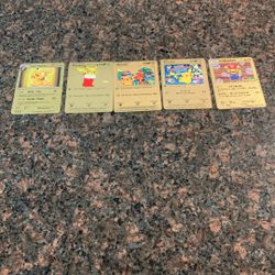 Pokémon Gold Metal Cards All For One Price 