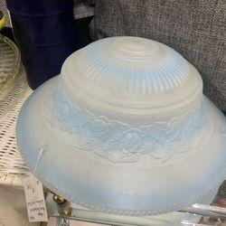 Vintage Blue Light Fixture