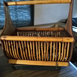 Wooden Magazine Holder