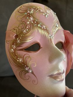 Beautiful Porcelain Mask Of Girl