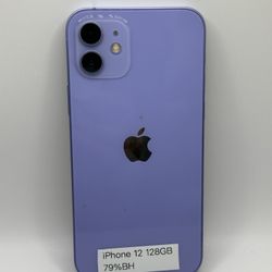 iPhone 12 128GB Purple – 79% Battery Health | Unlocked | $210 (Weekly Deal)