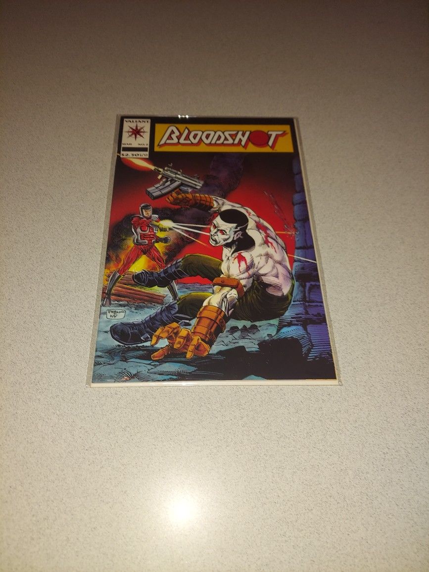 1993 BLOODSHOT #3 COMIC BAGGED AND BOARDED