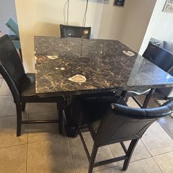 Dining Table With 4 Chairs 
