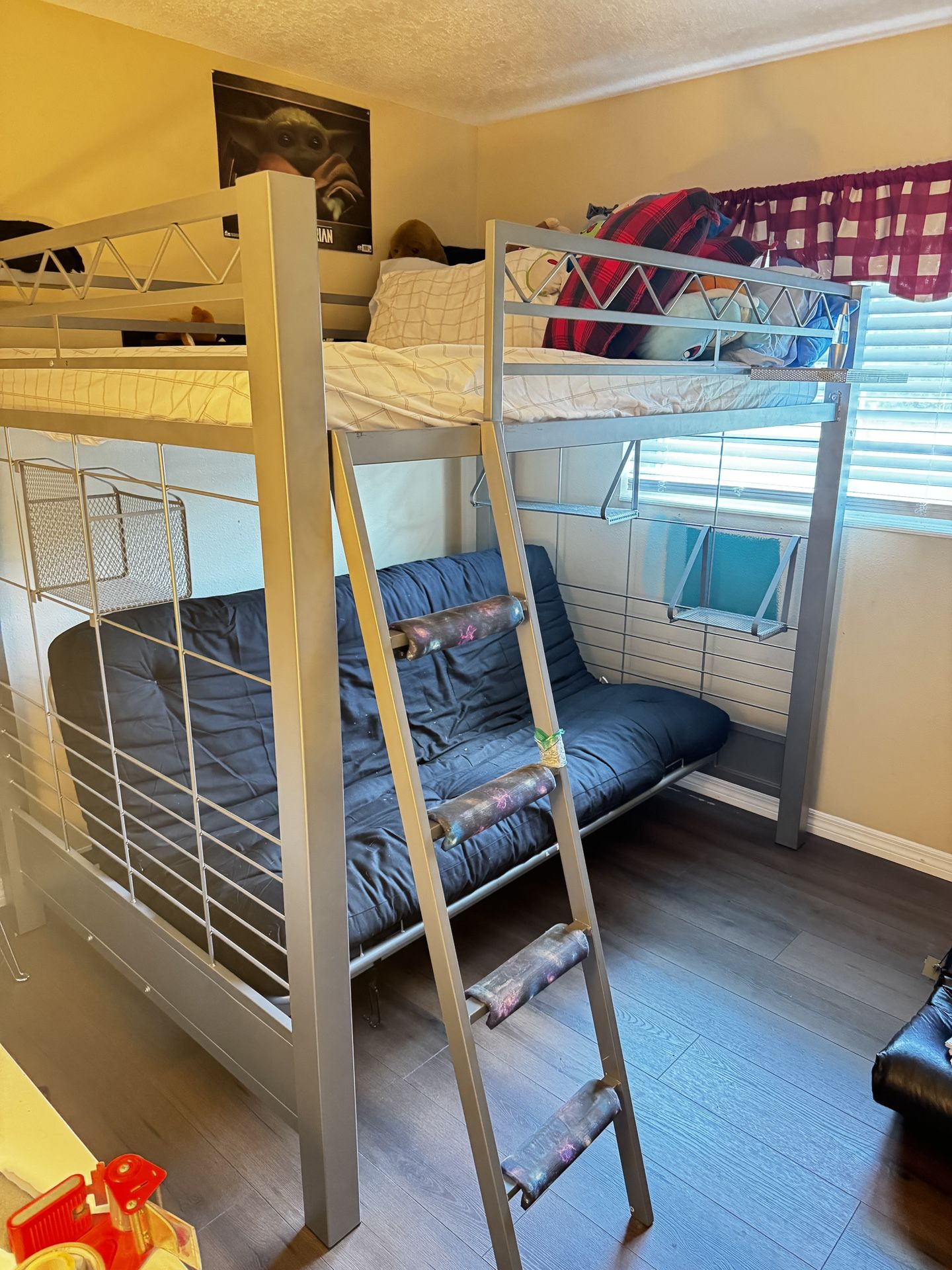 Full Size Loft Bed W/ Futon