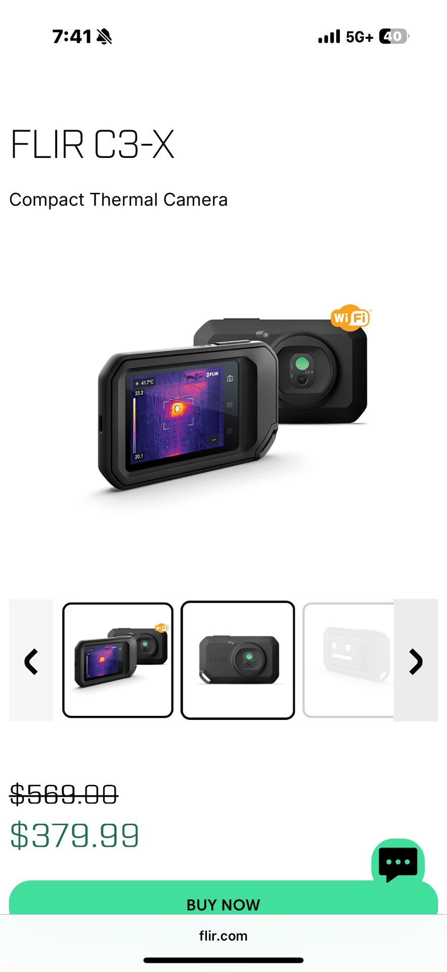 Flir C3-X Thermal Cam