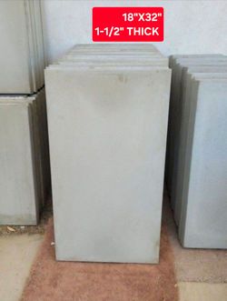 18"X32" CONCRETE CEMENT STEPPING PAVERS $30 EACH (1-1/2" INCH THICK)