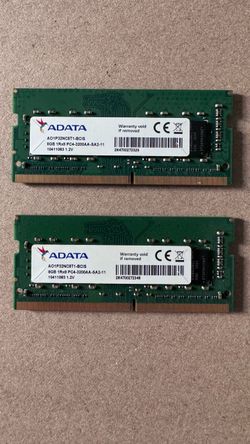 ADATA 8GB DDR4 3200MHz SO-DIMM RAM (x2)
