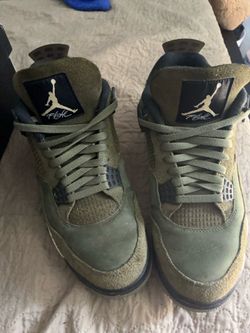 Jordan 4s Olive green