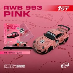 ModelModel 1:64 Porsche RWB 993 Pink 2026 HEC Version MM64-RWB993-HEC2026 Diecast