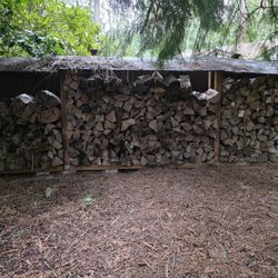 Aged Maple And Pine Firewood