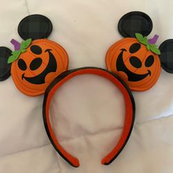 Halloween Pumpkin Disney Ears