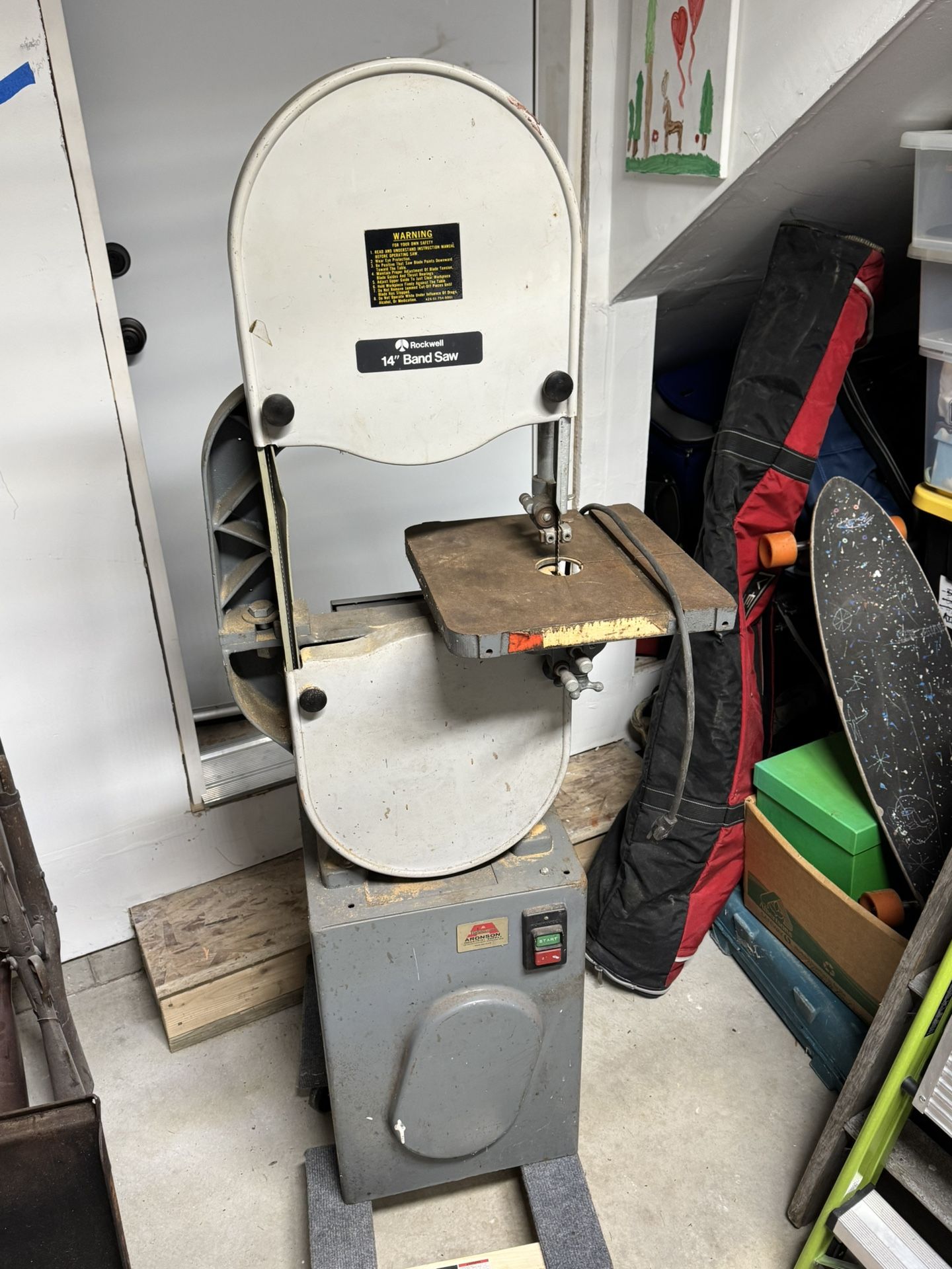 14” Rockwell Band Saw 120 Volt