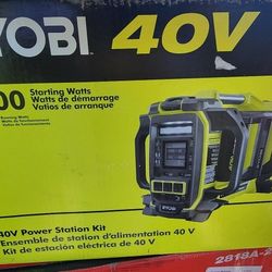 40v Ryobi Power Station New In Box With Baterie  And Charger $550