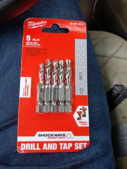Milwaukee Shockwave 5-Piece Drill and Tap Set
