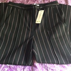 BCBGeneration Brand, Women’s Dress Pants, Stripes, Size 4, Black And Red Color, Brand New****