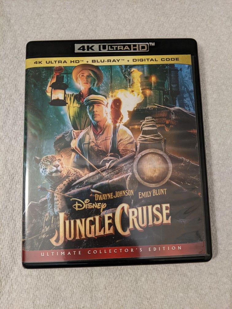 Jungle Cruise 4K UHD + Blu-ray Dwayne Johnson