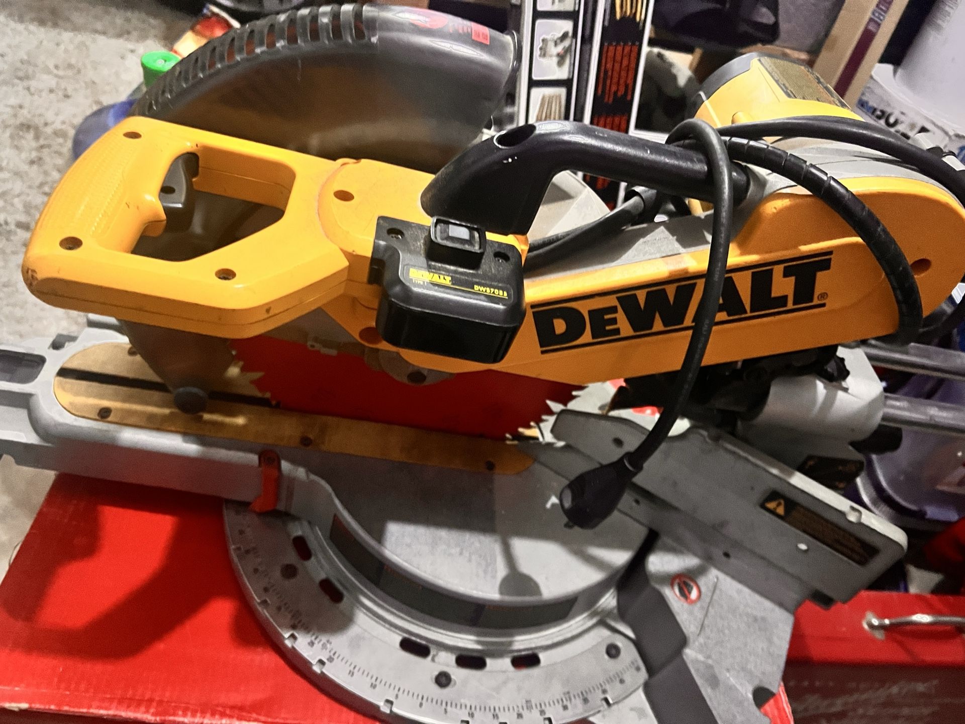 DEWALT Heavy-Duty Double-Bevel Sliding Compound Miter Saw — 12in., Model# DW718