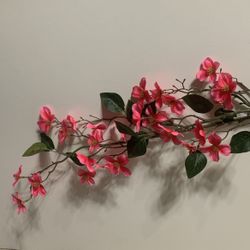 43 Inch Long Decor Red Flower Branch 🌺 