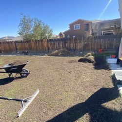 Organic Top Soil And Seeds, Mulch, Planting And Sprinklers 