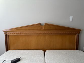 King headboard and matching night stands