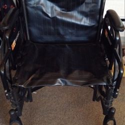 Large Wheelchair With Foot. Pedals.  