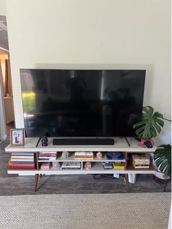 Midcentury TV Stand With Shelves