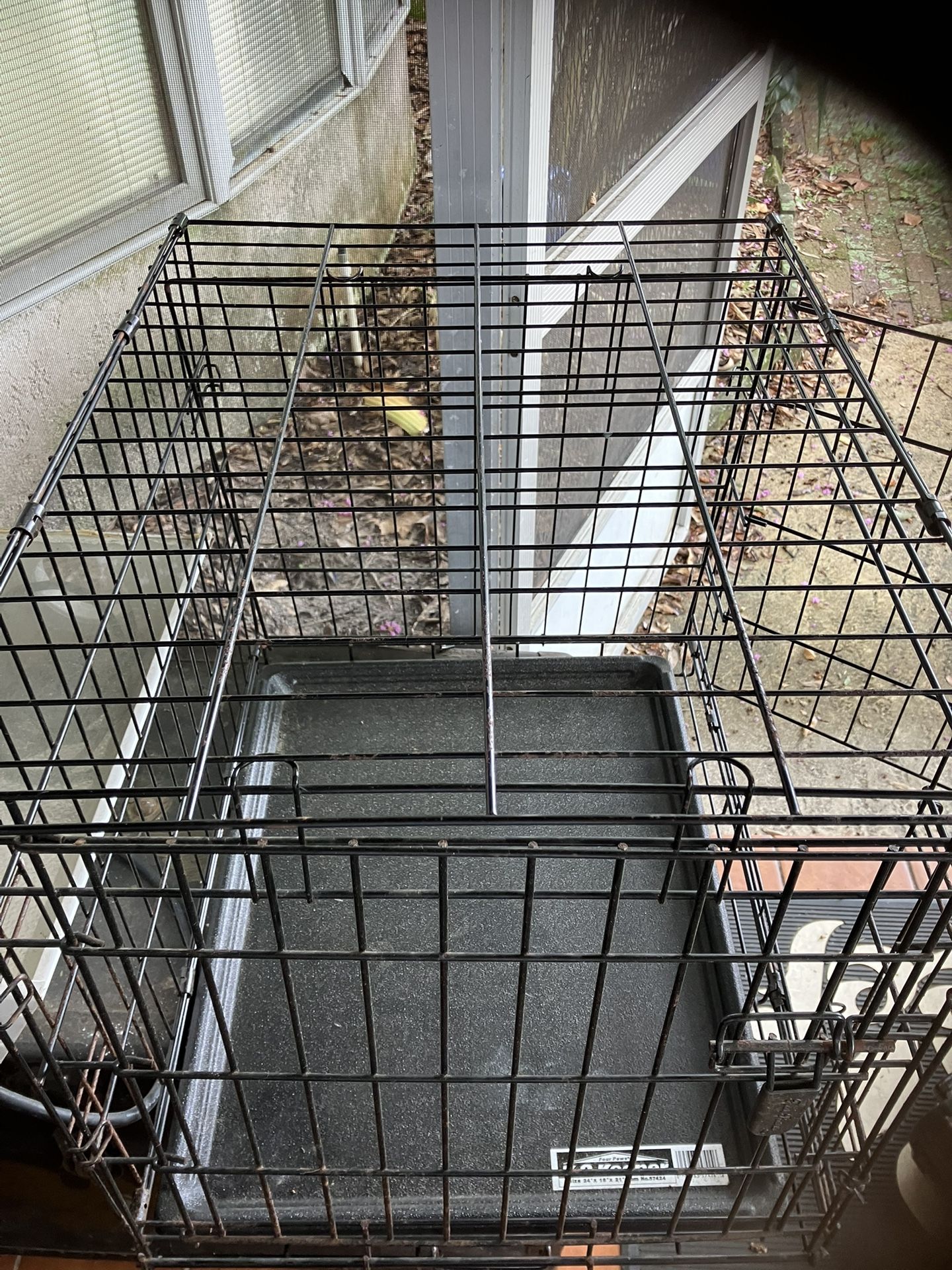 Dog Carrier Folds Up 24” X24” X19”