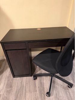 IKEA desk and chair