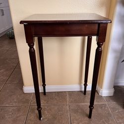Antique Vintage Cherry Wood Side Table 
