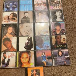 R&B CD’s - 20 CD’s + 1 DVD - CD lot