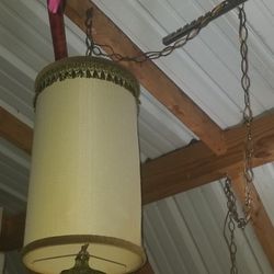 Vintage Swag Lamp