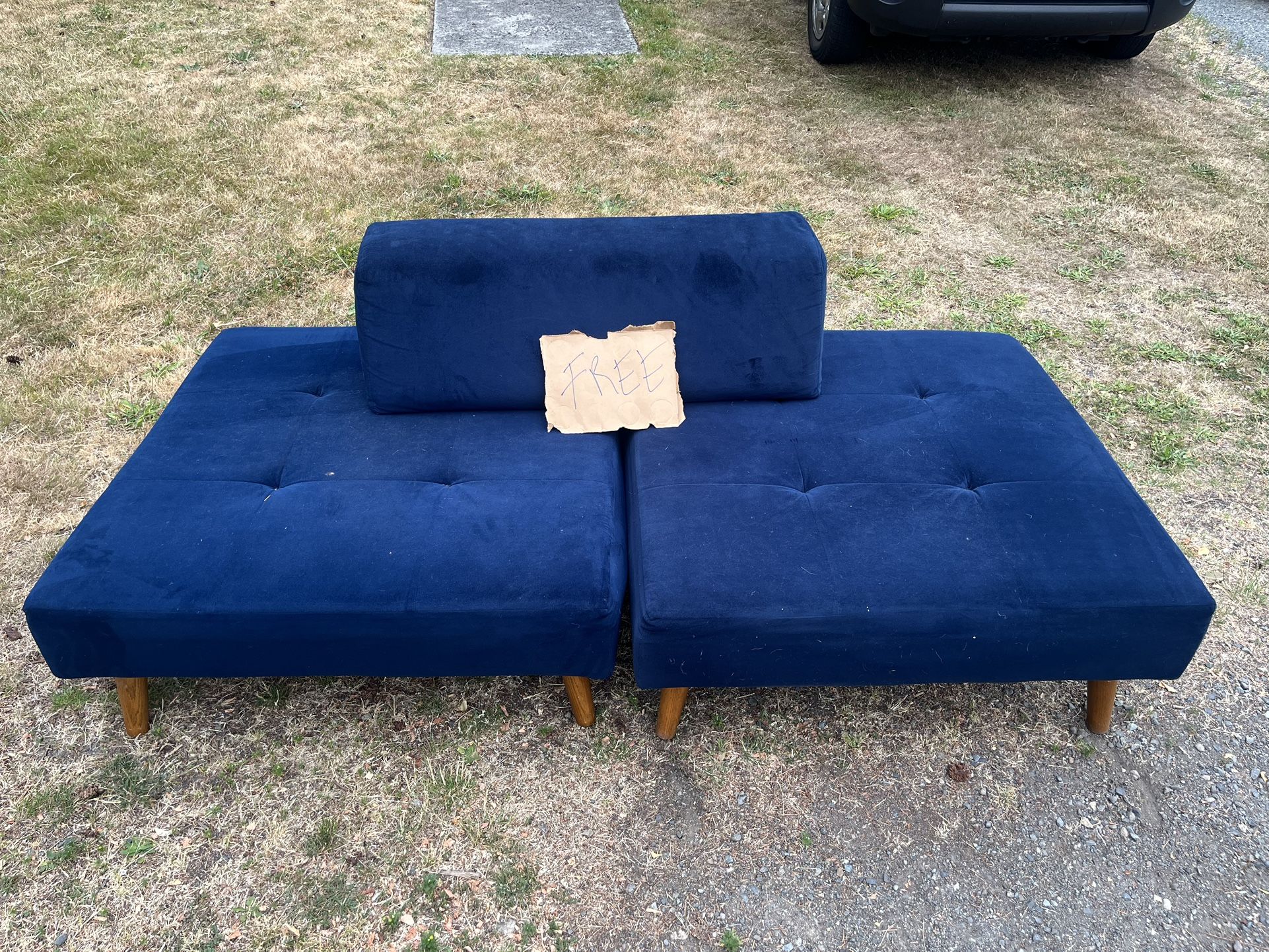 FREE BLUE COUCH