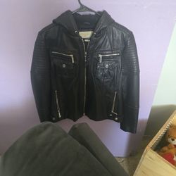 Michael kor's women's leather jacket XL