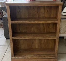 3-Shelf Wooden Bookcase