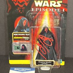 🔥Ray Park autographed action figure Beckett Witness COA🔥