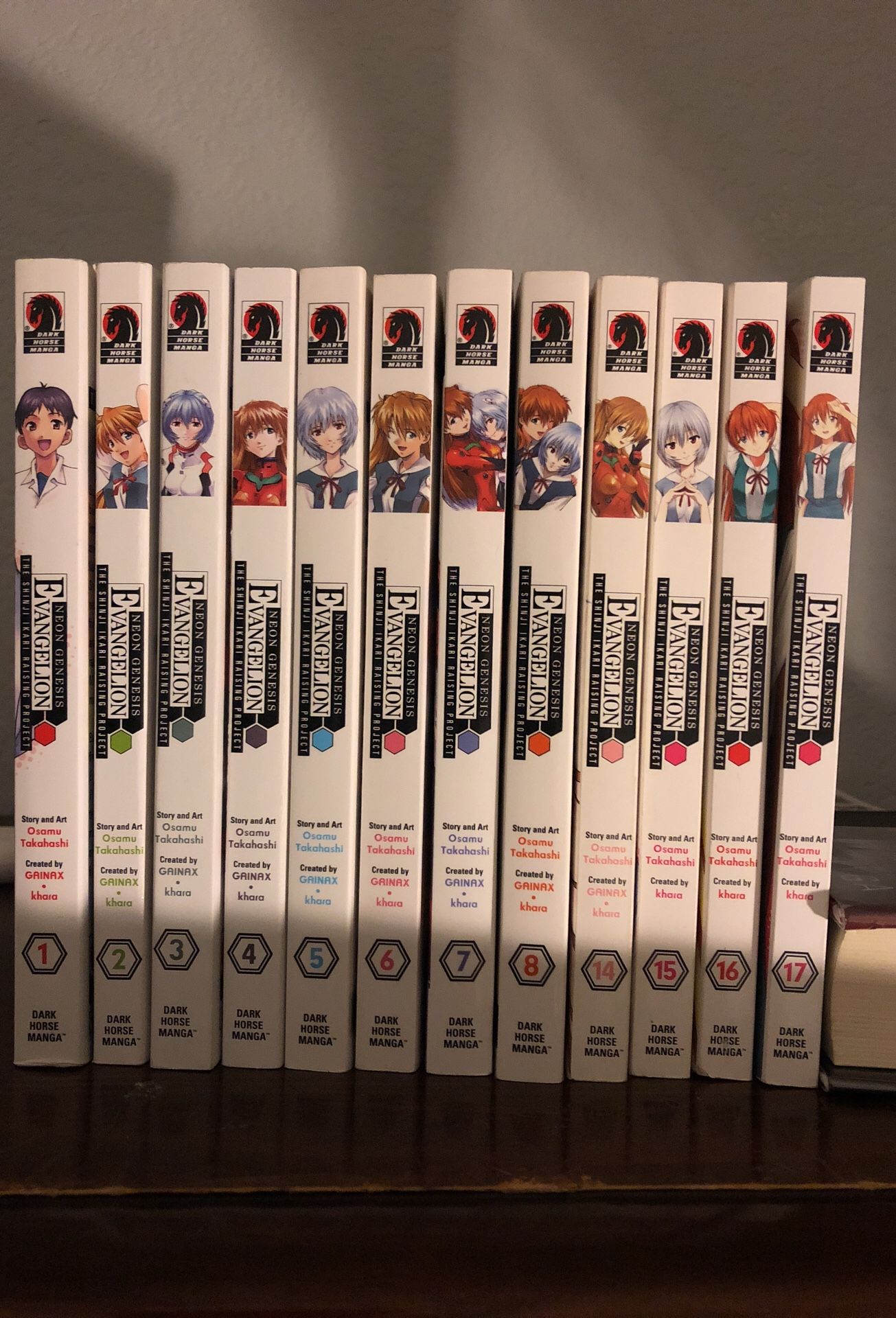 Neon genesis Evangelion The Shinji Ikari Raising Project manga set