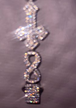 VVS1 MOISSANITE CROSS CUSTOM BRACELET