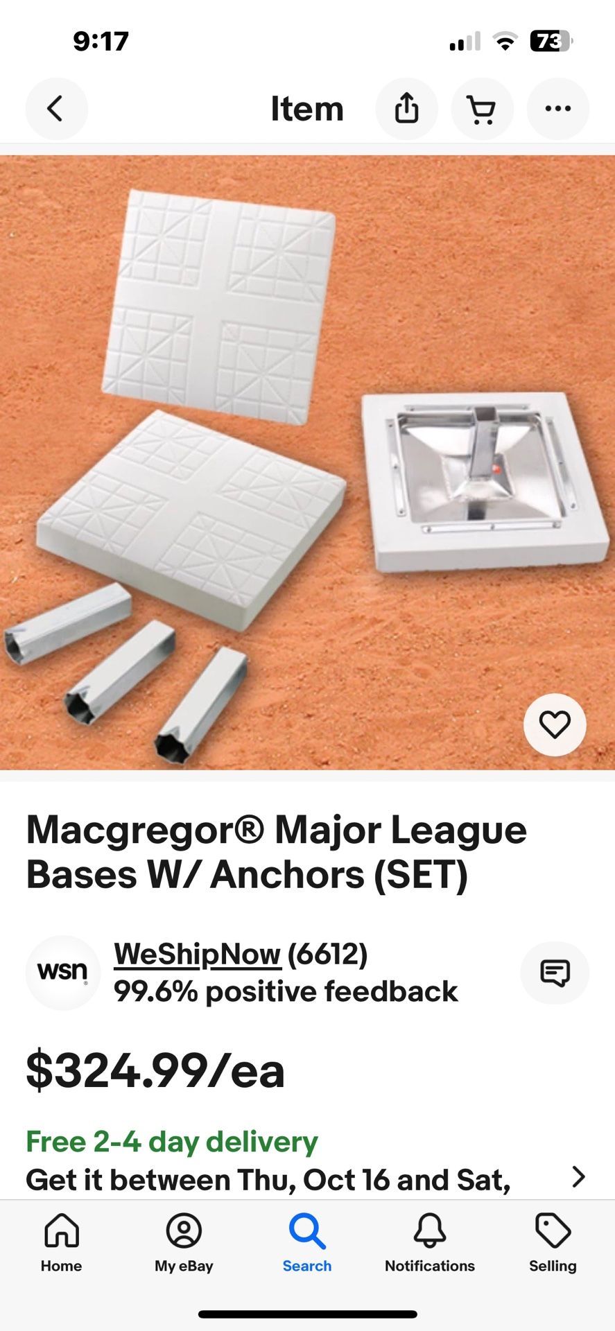 Macgregor® Major League Bases W/ Anchors (SET) Product Information Part Number 1055412 Style Major League Bases Item Dimensions LxWxH 12 x 9 x 5 inche