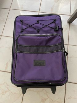 Ultimate Sport Purple Rolling Carry-On Luggage
