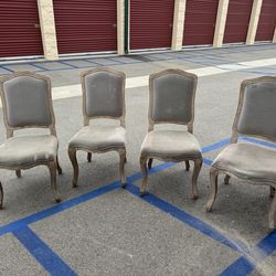 RH Restoration Hardware chairs set of 4