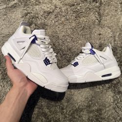 Air Jordan 4 Purple Metallic